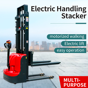 Self Lift Rider Elektrischer Stapler Laden Tragbarer Paletten stapler All Terrain Automatic Warehouse Asrs Paletten stapler kran - Product Image 6