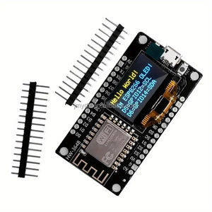 NodeMCU ESP8266 geliştirme kurulu ile 0.96 inç OLED ekran CH340 sürücü modülü için Arduino IDE/Micropython programlama