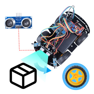 工場DIYトラッキングライン障害物回避ロボットスターターキットV2.0スマートロボットスターターキット学校の子供のためのロボットキット - Product Image 3