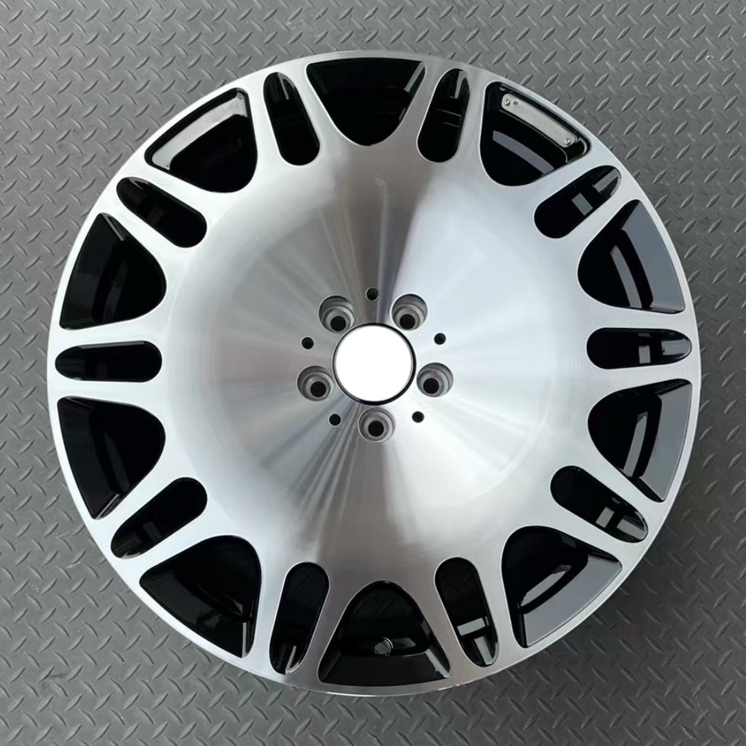 black machined surface