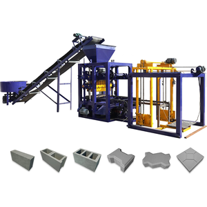 Máquina automática de fabricación de bloques de enclavamiento para ARENA, componentes de vibración de hormigón, línea de producción de ladrillos controlada por PLC - Product Image 5