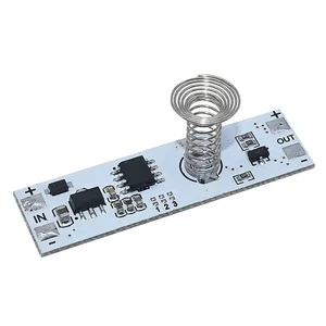 DC 12V sensore tattile capacitivo interruttore a molla a spirale LED Dimmer interruttore di controllo 9-24V 30W 3A per Smart Home striscia di luce a LED - Product Image 1