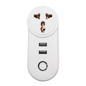 LEDEAST PA8-SA Tuya Smart WiFi Plug South Africa стандарт с USB-портами поддерживает дистанционное и Голосовое управление для домашней автоматизации - Product Image 2