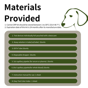 CEマーク付き高感度CCRPキットペット診断犬用CRPAntigen迅速検査犬用 - Product Image 4