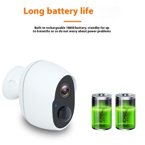 Yüksek çözünürlüklü akıllı pil kamera gece görüş geniş açı düşük güç sınır ötesi uzaktan Wifi cep telefonu gözetim bulut - Product Image 2