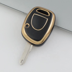 Fabrika toptan altın hattı Renault araba anahtar kapağı kılıfı Renault CLIO 2 Renault Twingo TPU anahtarlık - Product Image 1