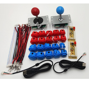 2 игрока DIY USB аркадный комплект с нулевой задержкой SANWA Джойстик кодировщик 30-кнопочный ПК Raspberry Pi BSF доска пластиковый материал