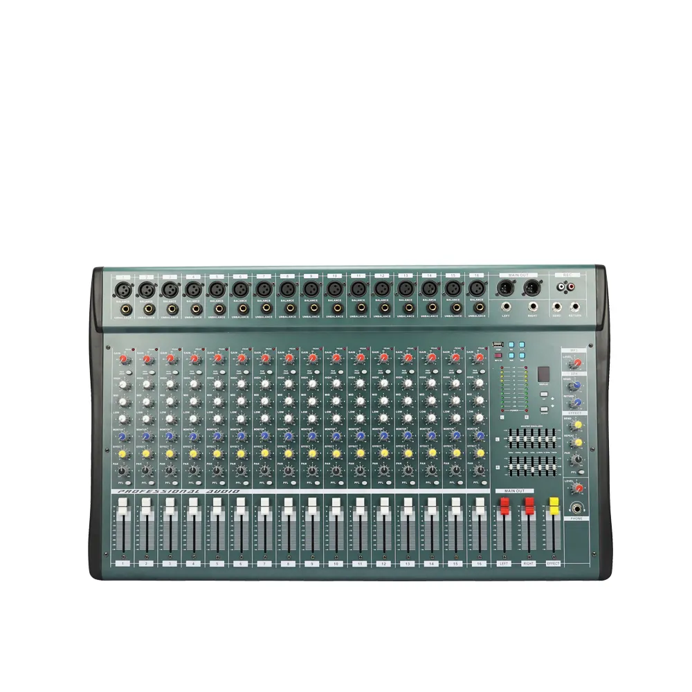 Table de mélange sonore professionnelle ELM Series, mélangeur Audio professionnel de haute qualité, contrôleur d'interface usb, nouvelle collection