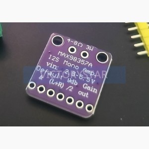MAX98357 I2S audio amplifier module unfiltered Class D supports ESP32 solderedCompatible remote <strong>control</strong> module media remote cont - Product Image 1