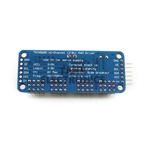 Hochwertiges PCA9685-Modul 16-Kanal-12-Bit-PWM-Servomotortreiber I2C IIC PCA9685-Modul für Roboter