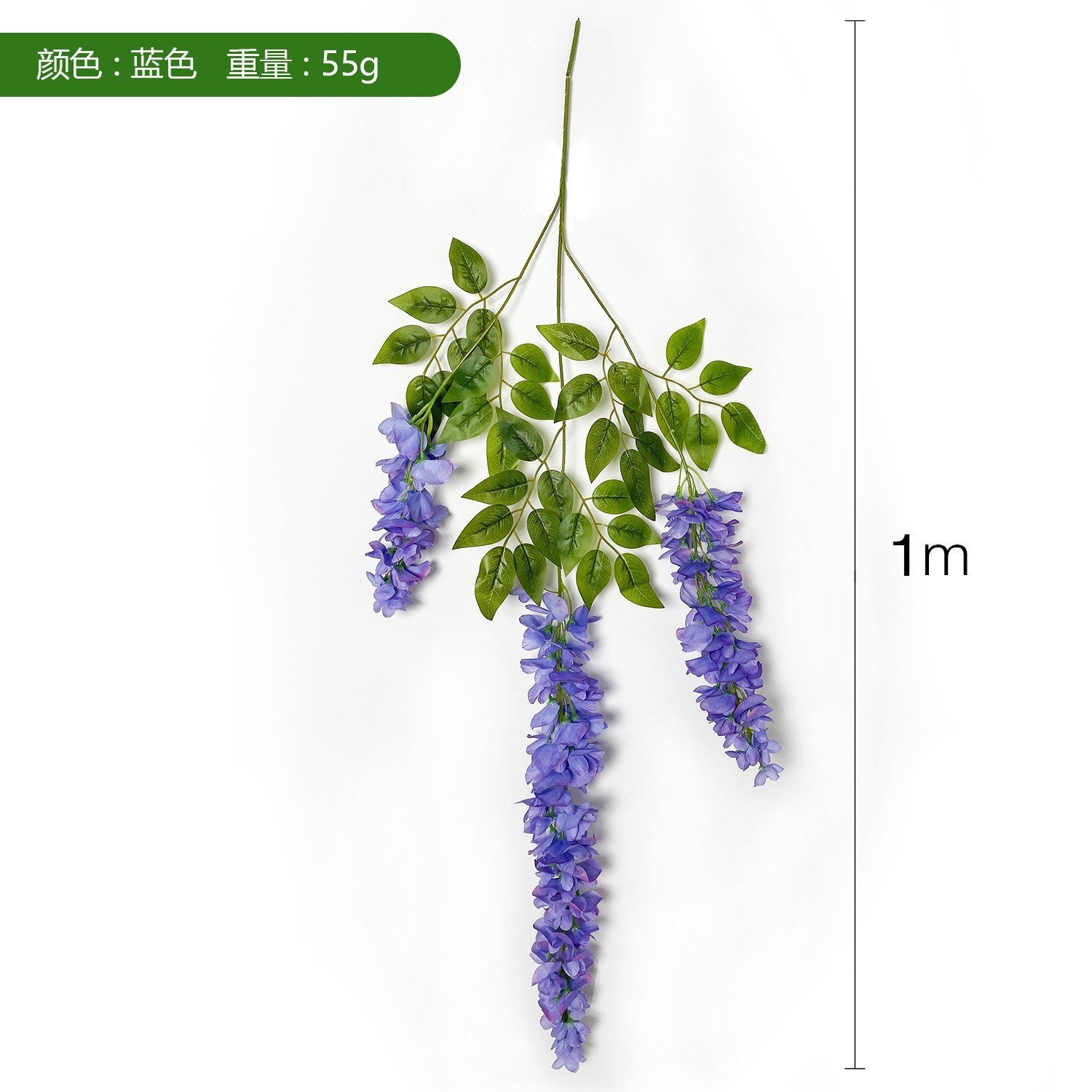 Trident a amélioré le glycine violet-lavande-abutilon de style long