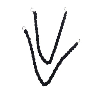 高品质批发绿色涤纶裤子扭曲弹性花边绳/带 - Product Image 1
