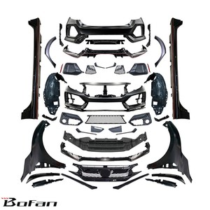 2020 tipi R tarzı 1-1 geniş HONDA CIVIC Hatchback 2016-2022 - Product Image 1