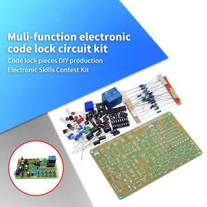 Multifunktions-Kit für elektronische Code-Verriegelung schaltung DIY elektronische Fähigkeiten Wettbewerb elektronisches Prinzip Schüler training Lernen