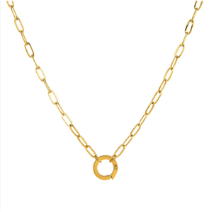 Có thể điều chỉnh chéo tròn Mặt dây chuyền vòng cổ thép không gỉ Phụ kiện thời trang hình ngôi sao hình trái tim chéo tròn - Product Image 4