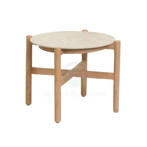 كرسي حديث فاخر بحبل واحد للفناء أريكة خارجية أثاث خشبي للفنادق أريكة للحدائق - Product Image 3