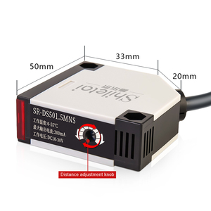 Sensor fotoeléctrico de 1500MM, distancia de detección de MM, interruptor fotoeléctrico reflectante difuso infrarrojo NPN PNPNPNC, DC10-30V - Product Image 1