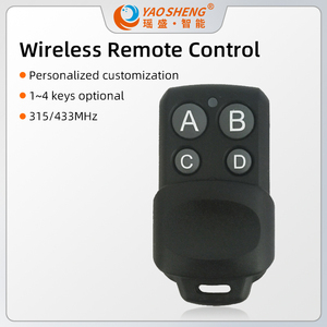 Interruttori a telecomando universale 433 MHz con codice fisso a 4 pulsanti - Product Image 2