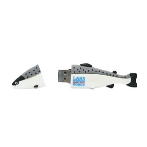 2D 3D cao su PVC động vật Cá mập/Cá voi hình dạng USB Flash Drive cá USB Flash Drive Memory Stick 8GB 16GB 32GB 64GB - Product Image 1