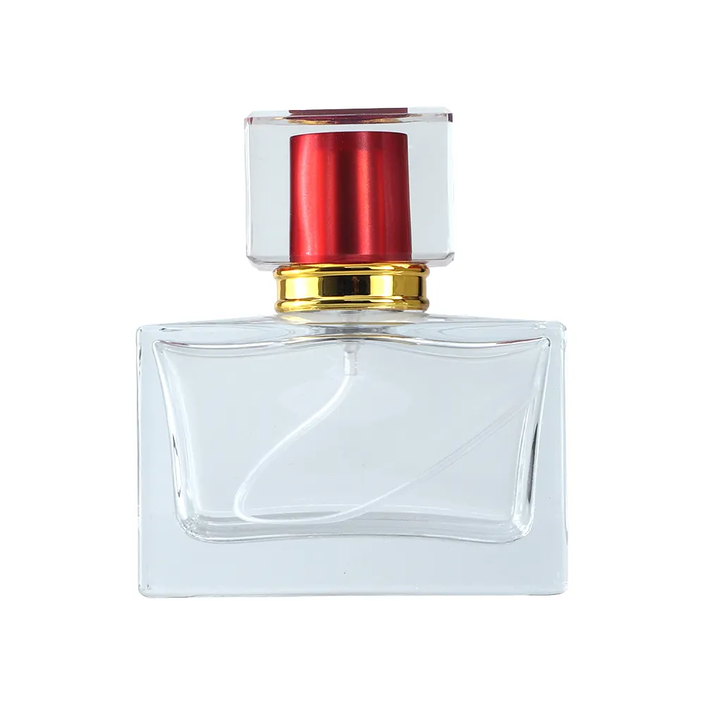 Wholesale Small Mini Glass Perfume Atomizer Vials 50ml Spray Bottle Sprayer Sample Size Glass Spray Perfume Bottle