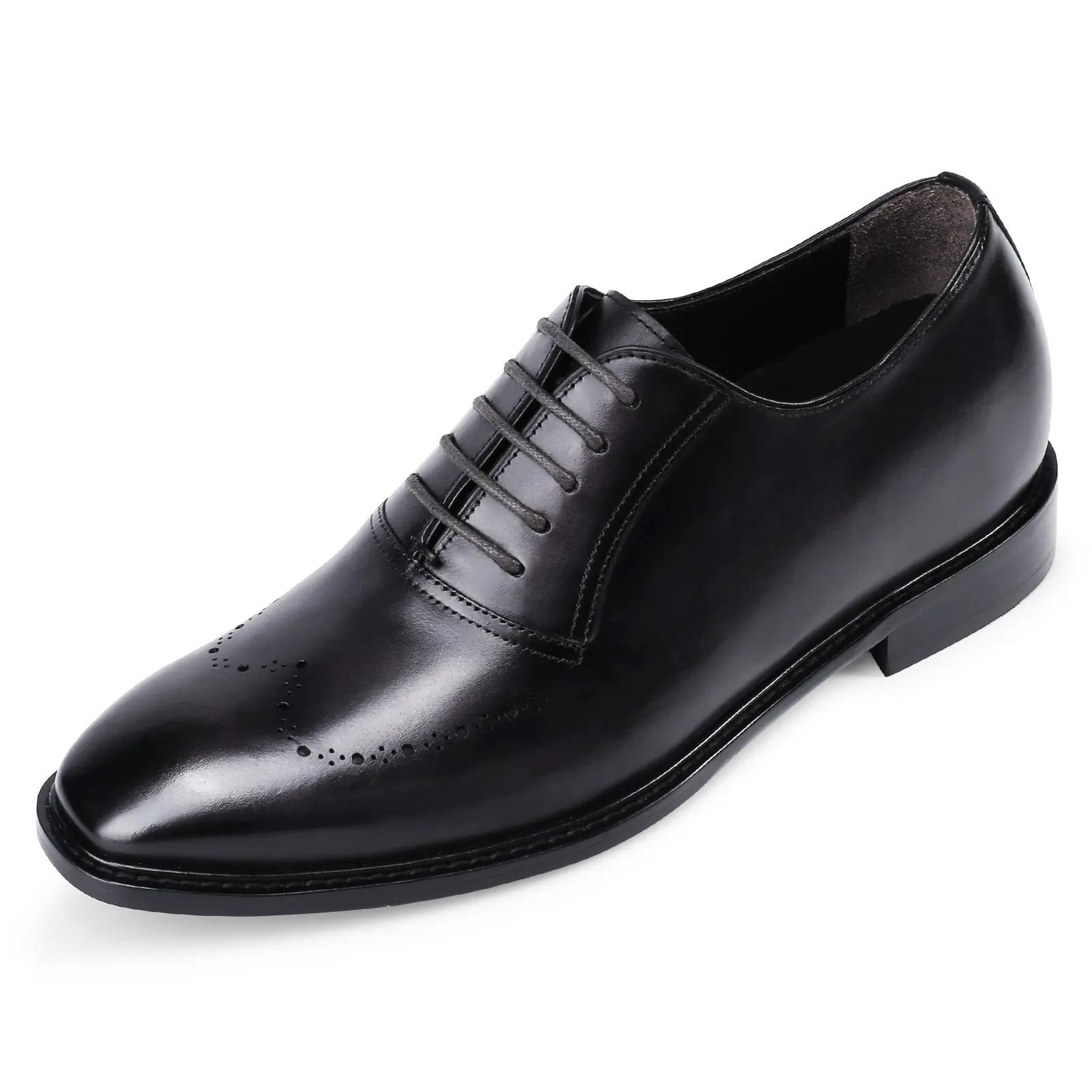 Sapatos de couro personalizados de alta qualidade para casamento, sapatos de escritório