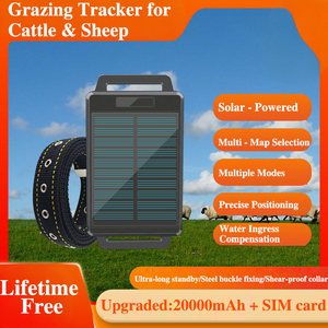 Pin 20000mAh IP67 không thấm nước 4 gam thông minh <span class=keywords><strong>GPS</strong></span> định vị cho bò ngựa vật nuôi gia súc năng lượng mặt trời Powered từ xa từ localizador nhựa - Product Image 2