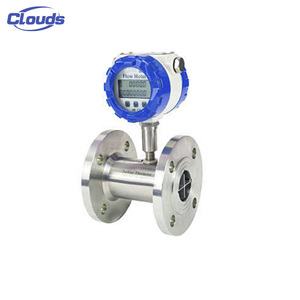 เครื่องวัดการไหลของของเหลวกังหันควบคุม DN4-DN200 SS316เมฆเครื่องวัดการไหลของกังหันเอาท์พุทเครื่องวัดการไหล RS485 4-20mA ชีพจร - Product Image 5