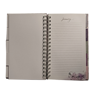 Scripture Devotional Hardcover Wire O Journal Notebook 365 Prayer Custom Printed Tabs Paper Paperboard Prayer for Book - Product Image 3