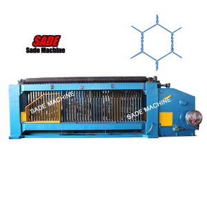 OEM Galvani zed Double Twisted Gabion Mesh Machine Chinas neue automatische Sechseckdraht-Gabion-Mesh-Herstellung von SPS-Motor farmen - Product Image 1