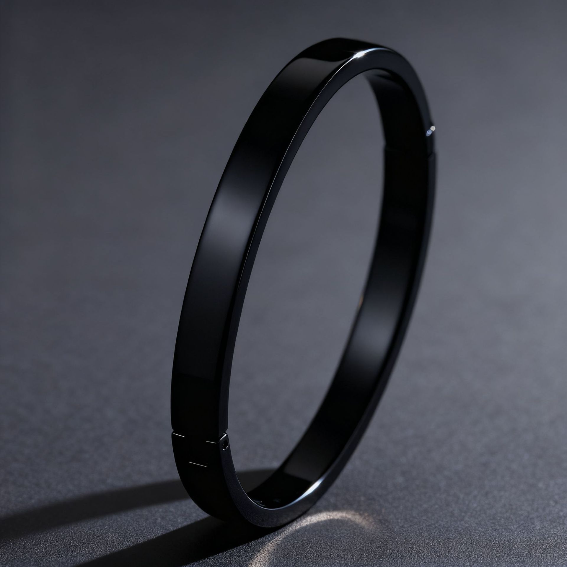 Bracelet cercle de mélanine noire 30 jia-a-1