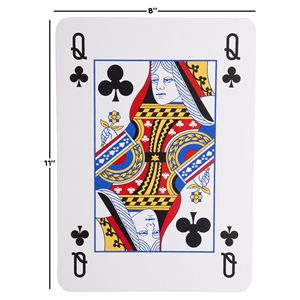 High Quality Customized Printing 8&quot; X 11&quot; Giant Playing <strong>Cards</strong> Comes in a Rigid Box - Product Image 5
