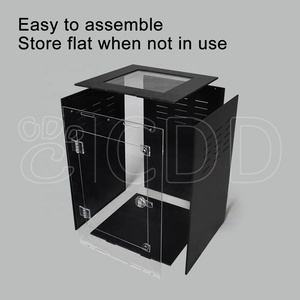 Acrylic &amp; <strong>PVC</strong> Gecko Enclosure Transparent Design with Strong <strong>PVC</strong> Structure Wholesale Breeding <strong>PVC</strong> Reptile Terrarium - Product Image 2