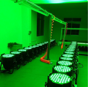 Lampada a LED per proiezione a LED per illuminazione scenica DMX telecomando 54LED per luci piatte per Club Bar luce da palcoscenico
