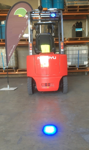 Forklift Reversing <strong>Led</strong> Warning Light Driving Work Lights <strong>Red</strong> Blue Spot Light DC10-80V - Product Image 2
