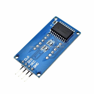 Neues 4-stelliges Display 0,36 Zoll einstellbare LED-Helligkeit Uhrpunkt-Bausteine LCD-Digitalröhren-Anzeige modul TM1637 - Product Image 3