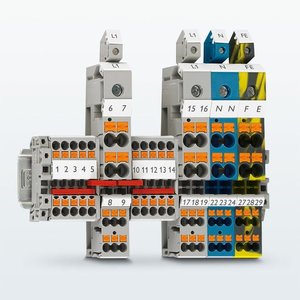 Connection-ready Distribution <strong>Blocks</strong> with Push-in Connection, - Product Image 1