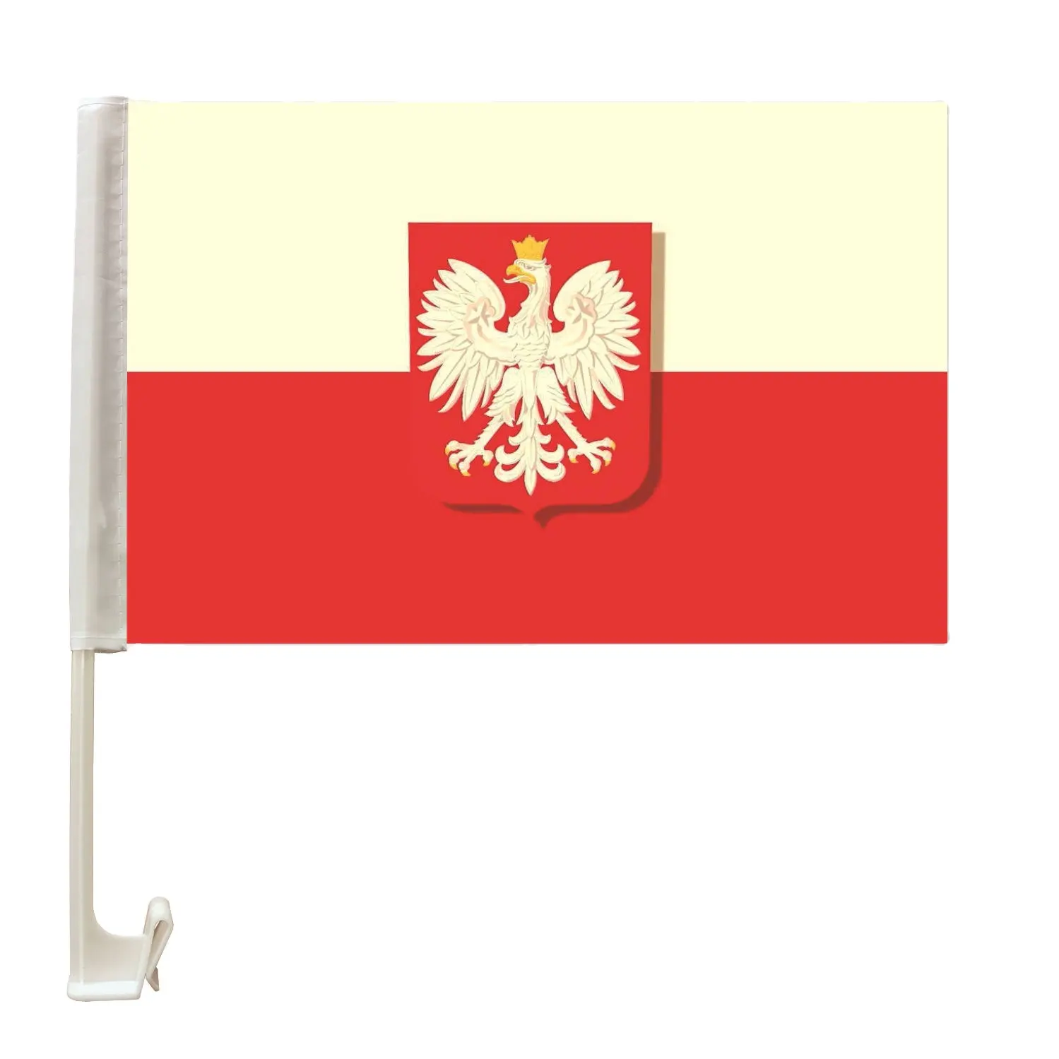 Personalizzato qualsiasi dimensione qualsiasi stampa Mini polonia Banner Polish Car Flag Window Car Flag