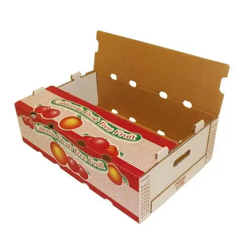 Boîte en carton d'expédition en gros pour fruits et légumes frais Boîte en carton banane Boîtes de déménagement pour fruits et maïs