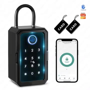 Akıllı anahtar depolama kilit kutusu K5 kablosuz şifre anahtar güvenli alaşım kutusu su geçirmez Tuya TTLock App için - Product Image 1