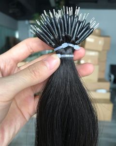 出荷するために読む20% 100pcs 12 "16" 20 "24" Mrshair Factory Wholesale virgin remy Brazilian nano tip hair extensions real <span class=keywords><strong>human</strong></span> hair