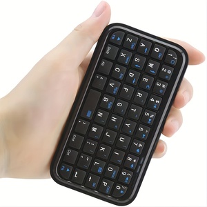 Teclado inalámbrico, Mini teclado silencioso, teclado Bt de mano con batería de litio recargable para tableta, teléfono y computadora - Product Image 4