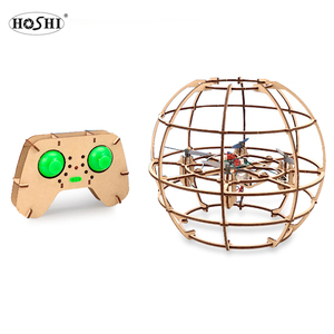 NEUE DIY Drohne HOSHI HS109-4 RC Drohne RC Pädagogische Drohne DIY Spielzeug Ball Drohne Design für Kinder Student Education Geschenk Programmierung