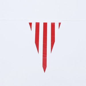 Bandera triangular, venta al por mayor, cadena Triangular a rayas rojas y blancas, Bandera de Camping, banderines colgantes de alta calidad, banderines, banderas personalizadas - Product Image 5