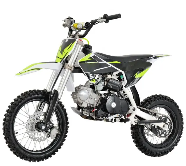 125cc לכלוך אופניים 4 שבץ אוויר מקורר חשמלי & בעיטה להתחיל אופני בור עם 4 הילוכים