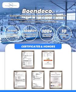 Boen ผ้าปูโต๊ะพีวีซีไวนิลแบบใช้แล้วทิ้งลายปักดอกไม้คริสตัลลูกไม้ทรงสี่เหลี่ยมผ้าคลุมโต๊ะทรงกลมสีเขียว - Product Image 4
