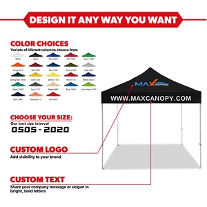 Maxcanopy Trade Show Gazebo China Factory Custom Design Steel <strong>Frame</strong> Outdoor <strong>Pop</strong> <strong>up</strong> Canopy Roof Tent 10X10 Advertising Tent - Product Image 5
