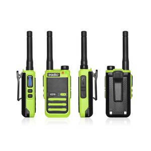 Pmr446 mini hai cách phát thanh đầy màu sắc cầm tay IRADIO V210 Analog tầm xa nhỏ Walkie Talkie UHF Wifi Walkie Talkie kích thước nhỏ - Product Image 1