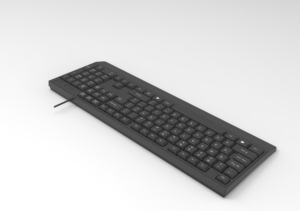 ODM Teclado de oficina de perfil bajo de tamaño completo Teclado de computadora con cable USB para Windows Mac PC Laptop Teclado de proyección DE NUEVO ESTILO