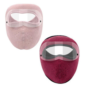 2022冬季保暖面膜加厚羊毛户外骑行纯色防风防寒面膜 - Product Image 2