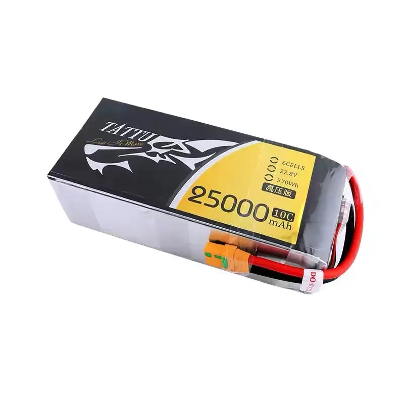 Batería lipo para drones de control remoto, 22,8 V, 25000mAh